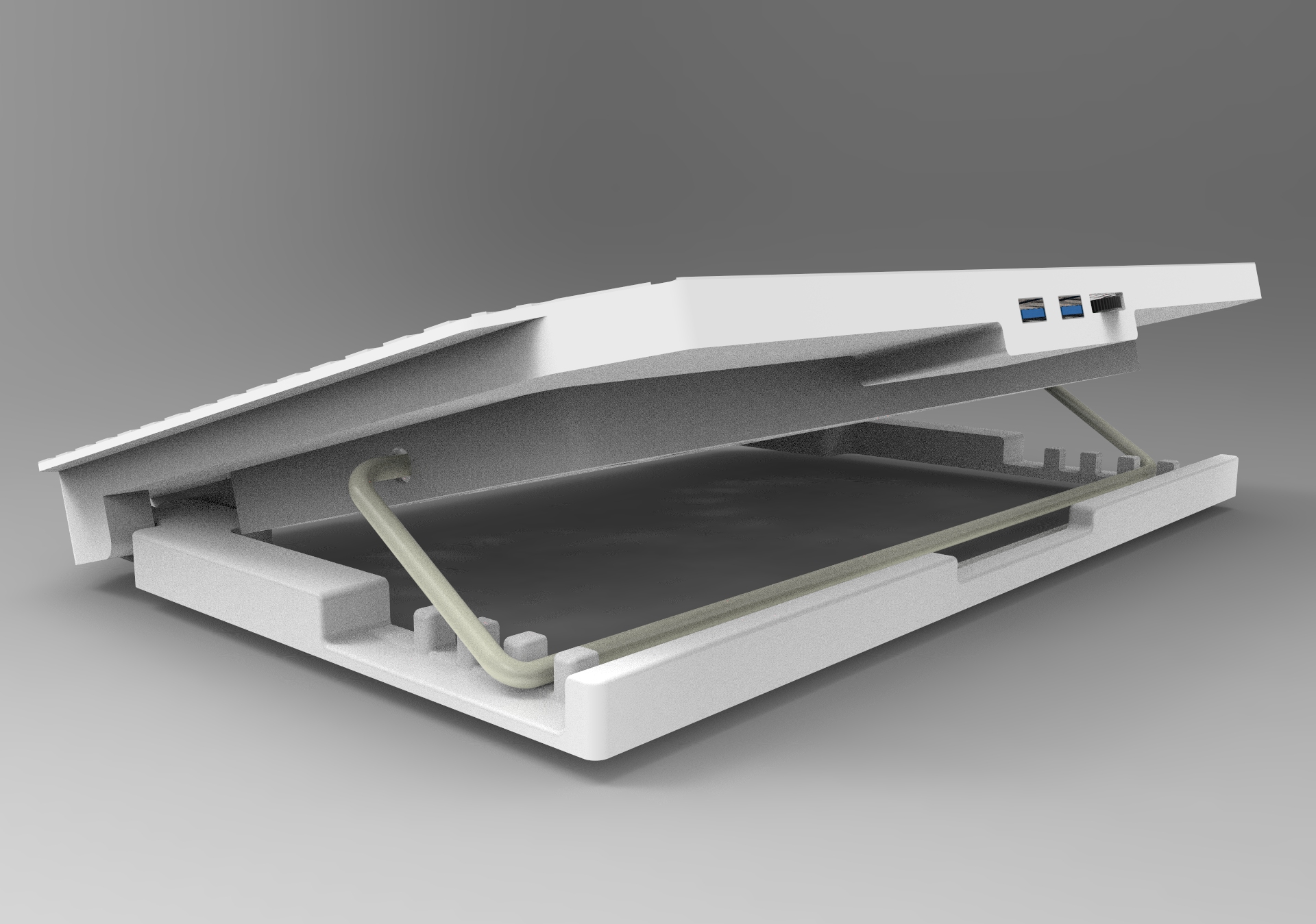 笔记本电脑冷却支架底座